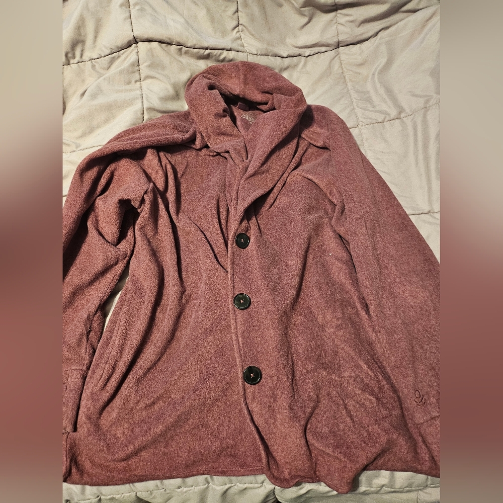 Cuddl Duds Fleecewear with Stretch in Dark pink